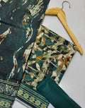 Bin Saeed Printed Lawn Unstitched 3 Piece Suit - K14