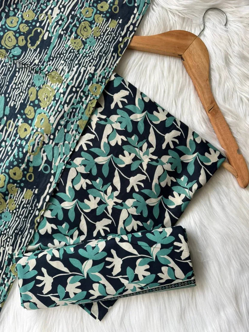 Bin Saeed Printed Lawn Unstitched 3 Piece Suit - K17