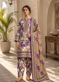 Swiss Lawn Unstitched 3 Piece Suit - A1710