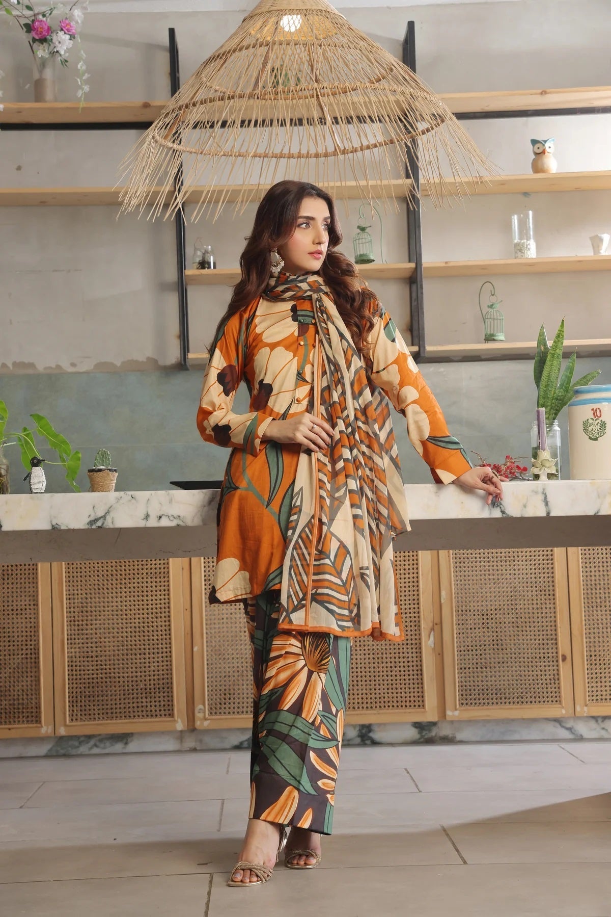 Bin Musa 3 Pc Lawn - BM82