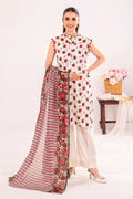 3 Piece Lawn Printed UnStitched Suit - L34
