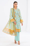 3 Piece Lawn Printed UnStitched Suit - L39