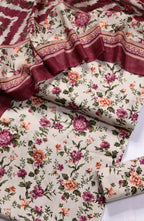 Printed Lawn Unstitched 3 Piece Suit