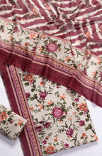 Printed Lawn Unstitched 3 Piece Suit