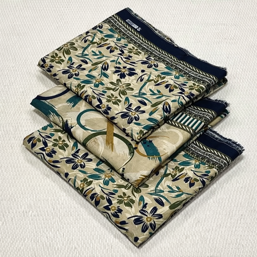 Printed Lawn Unstitched 3 Piece Suit