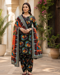 Swiss Lawn Unstitched 3 Piece Suit - A1807