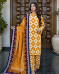 Swiss Lawn Unstitched 3 Piece Suit - A1804
