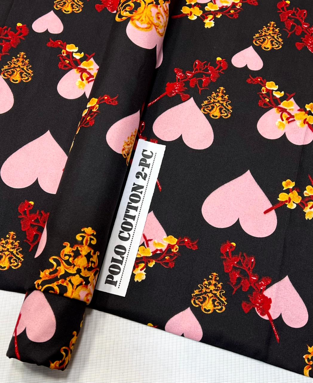 POLO COTTON PRINTED  2PC [ SALE OFFER ] PC-402