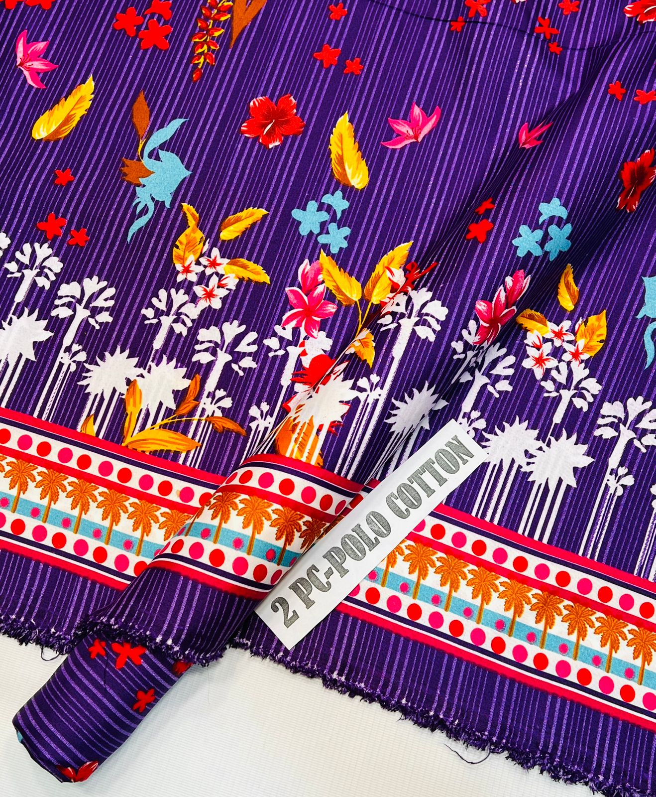 POLO COTTON PRINTED  2PC [ SALE OFFER ] PC-435