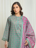 3 Piece Lawn Printed UnStitched Suit - L53