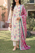 3 Piece Lawn Printed UnStitched Suit - L66